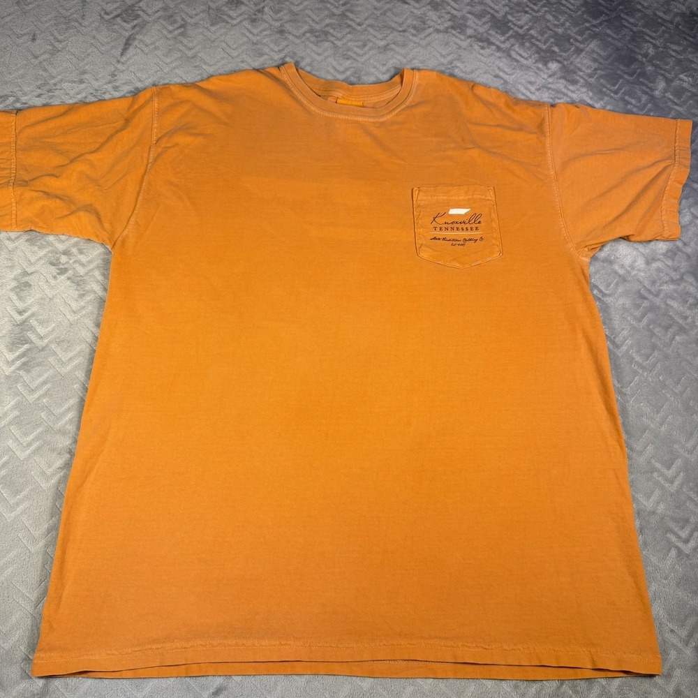 Comfort Colors XL Knoxville Tennessee TShirt UT Vols Campus Skyline Orange Tee**